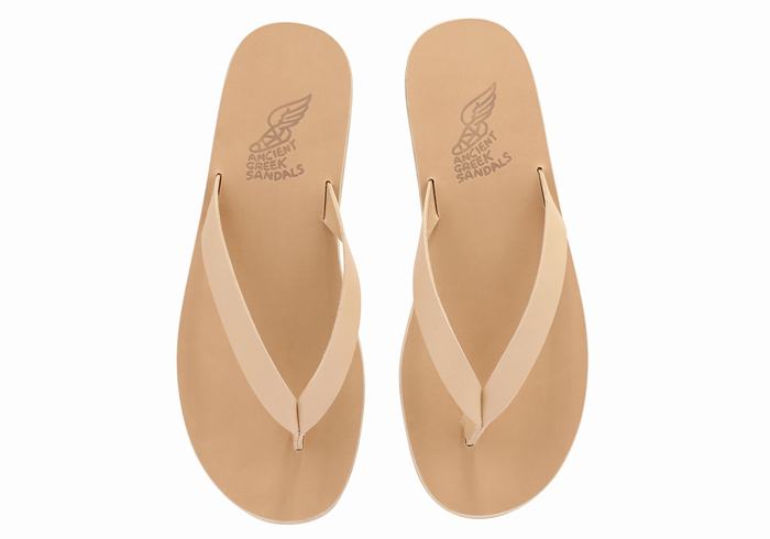 Tong Ancient Greek Sandals Solon Leather   | WZP-7505557